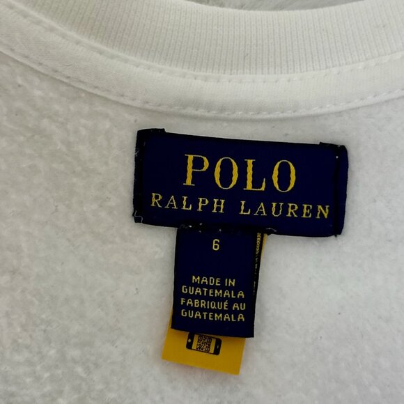 Polo Ralph Lauren Girls Long-Sleeve Sweatshirt Dress - Picture 8 of 9